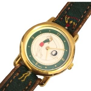 Jalga Quartz Golf Watch Genuine Leather Made In Hong Kong